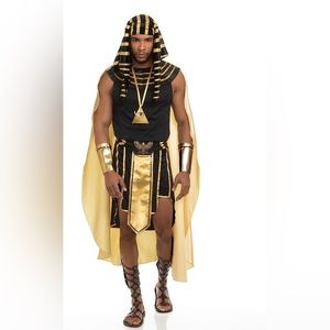 Men's Adult Fashion King of Egypt King Tut Costume Size Med #758